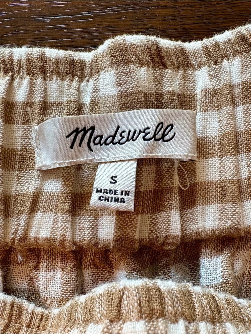 Madewell Linen-Blend Eyelet-Trim Tiered Maxi Skirt Sz Small - Picture 3 of 7